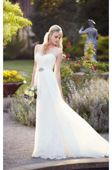 Свадьба - Essense of Australia A LINE LACE WEDDING DRESS STYLE D1809