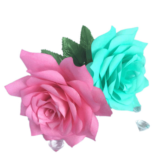 Mariage - Paper Roses, Wedding favors, Wedding cake Roses, Coffee Filter Roses, Fake flowers, Baby Shower decor, Centerpiece decor, Bouquet flowers