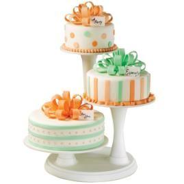 زفاف - Bow Trio Cakes