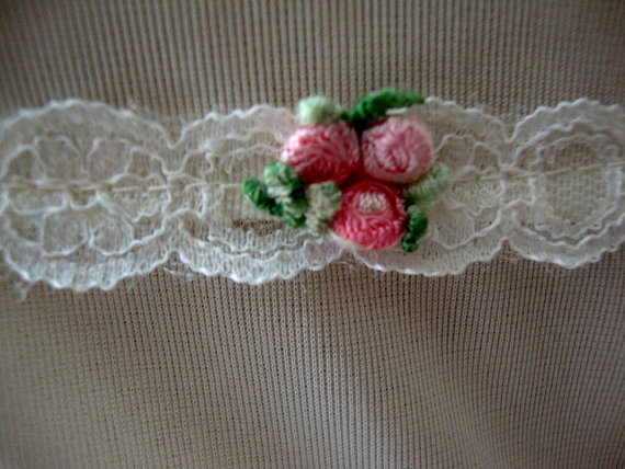 زفاف - Sheer Babydoll White Lingerie Night Gown with Lace and Floral Accents Undergarment Vintage Lingerie Lace 119