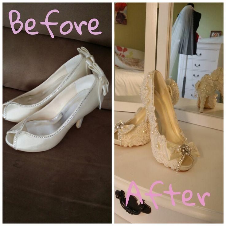 Hochzeit - GORGEOUS Wedding Shoes With Lace
