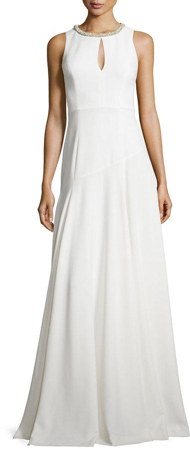 Mariage - Black Halo Blakely Keyhole Gown, Pearl