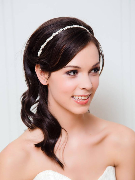 Hochzeit - Rhinestone Bridal Headband 