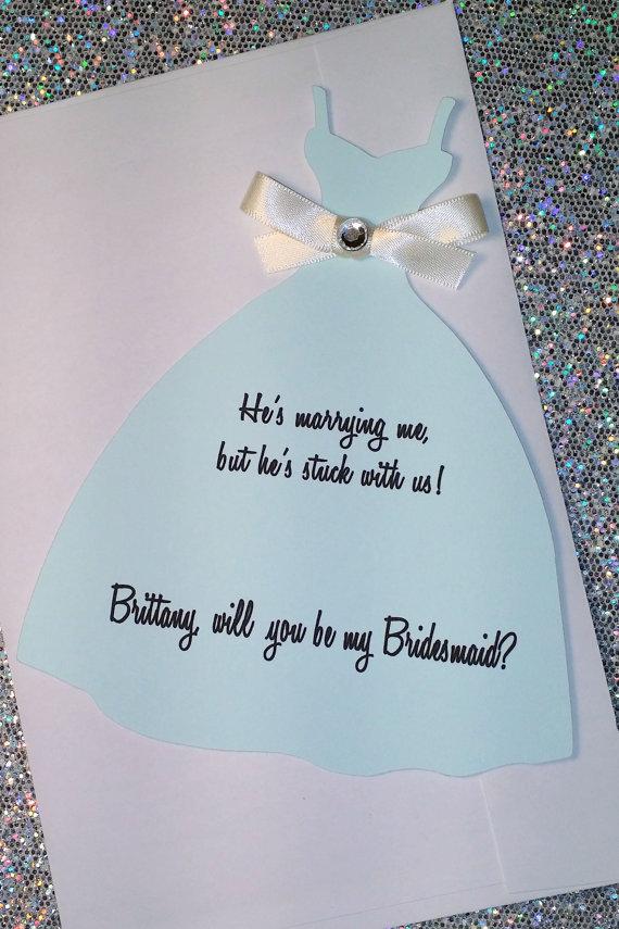 Hochzeit - Will you be my bridesmaid/maid of honor