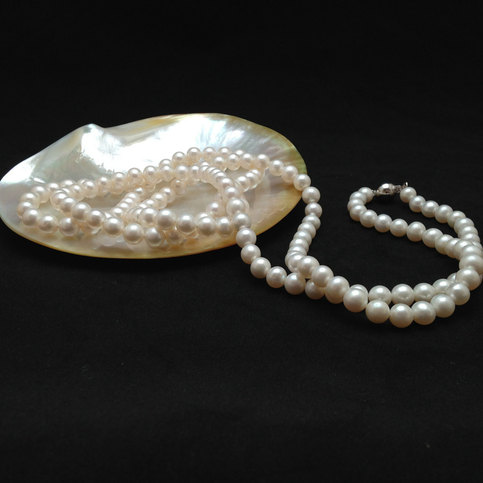 Hochzeit - Long Pearl Necklace, Genuine Pearl Necklace, 48 Inches, AA Pearl Necklace, Opera Pearl Necklace, Pearl Necklace from ADARNA GALLERY