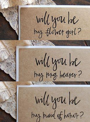 Mariage - Wedding Party Card Assortment