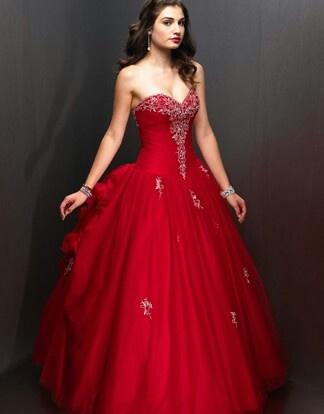 Hochzeit - Red And Black Wedding Dresses