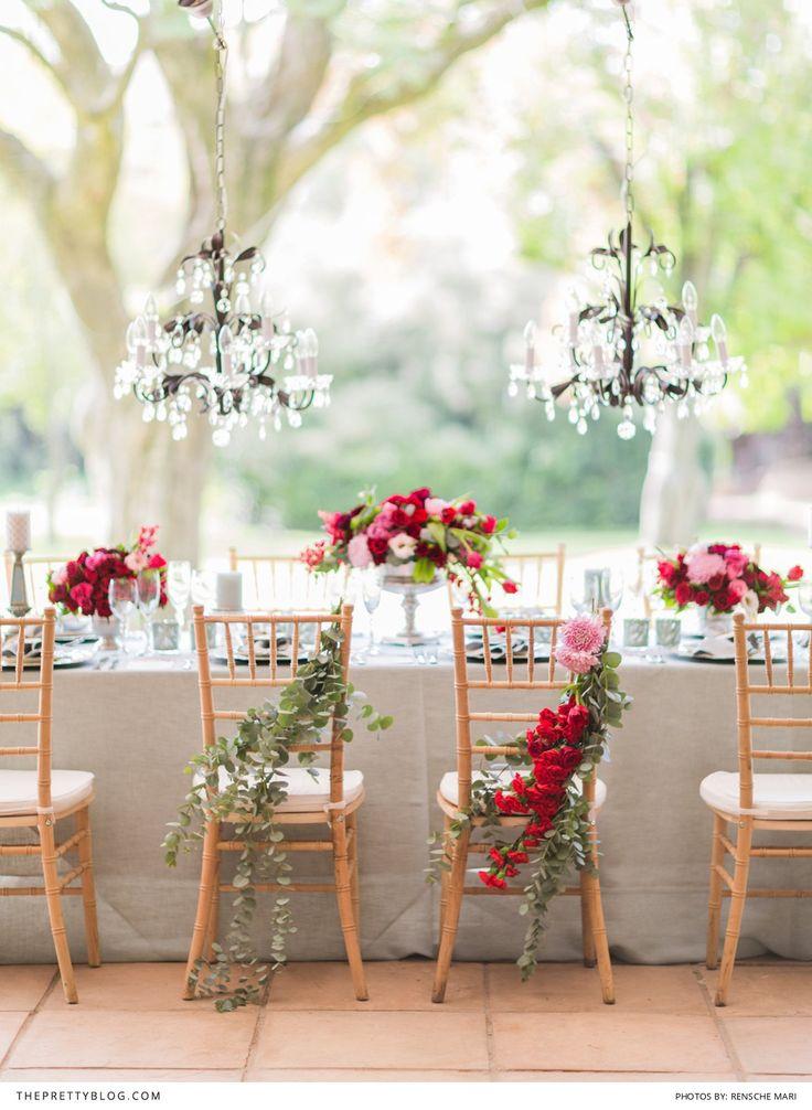 Wedding - Red, Romantic And Strikingly Modern
