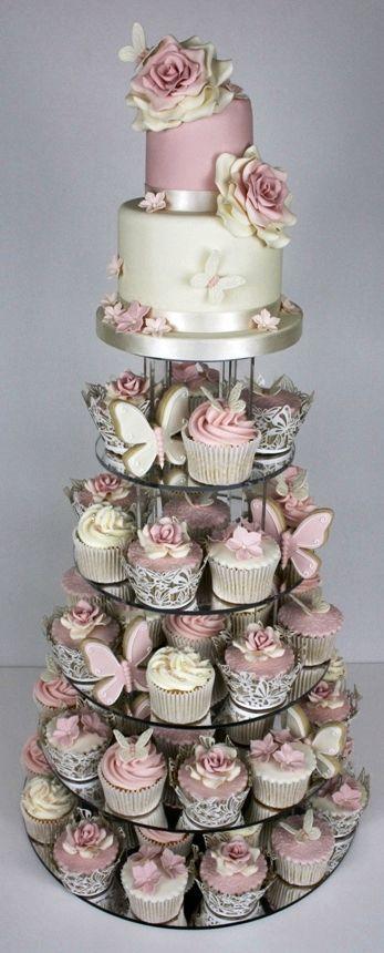 Mariage - Cupcakes - Pink