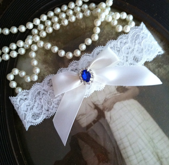 Hochzeit - SALE-Bridal Garter-Wedding Garter-Garter-Keepsake-Toss-Garter Belt-Something Blue-blue-bridal white-ivory-off-white-lace garter-vintage