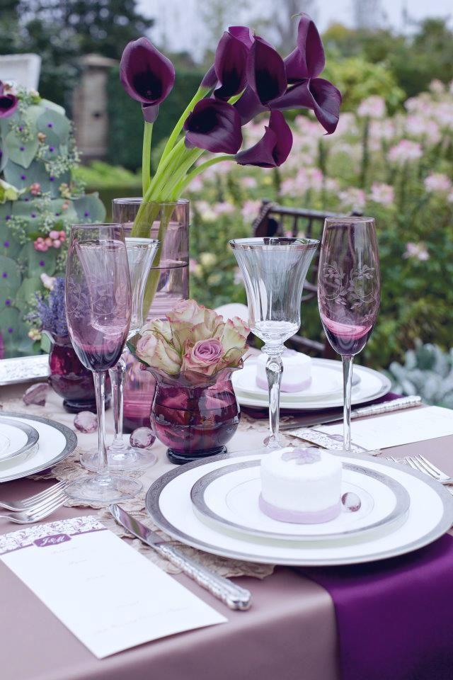 زفاف - Purple Wedding Tabletop