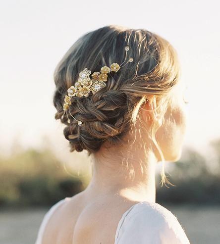Hochzeit - Paige Floral Hair Comb