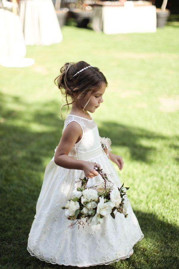 Wedding - Elegant Flower Girl Basket