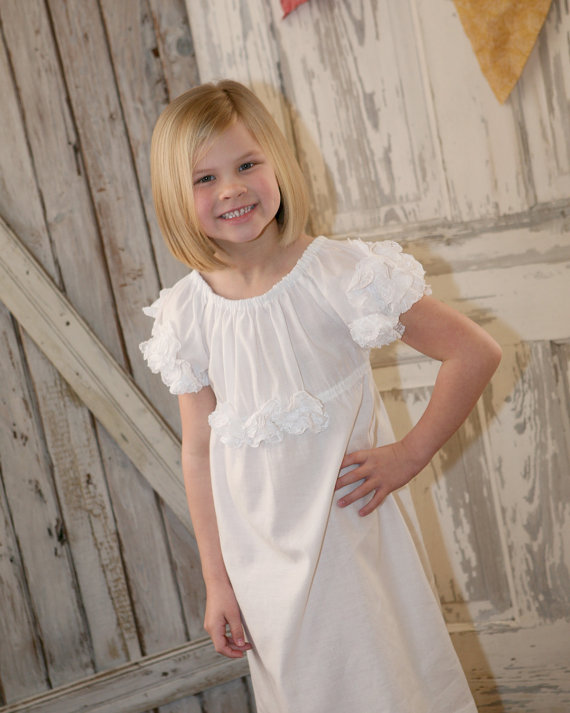 Свадьба - Peony - Flower Girl Dress. Party Dress PDF Pattern Tutorial, Easy Sew, sizes 12m-10 included