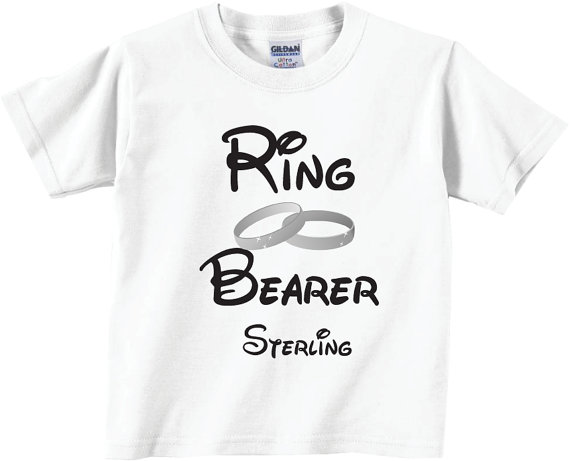 Mariage - Personalized Ring Bearer Shirts and Tshirts