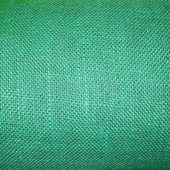 Mariage - NEW TEAL BURLAP Fabric By the Yard - 58 - 60 inches wide
