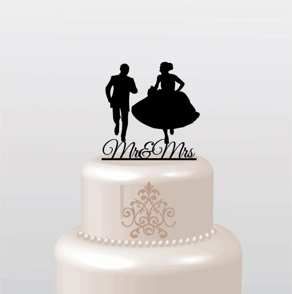 Свадьба - Unique Monogram Cake Toppers in your Choice of Color, Elegant Custom Wedding Cake Toppers, Personalized Initial Wedding Cake Topper