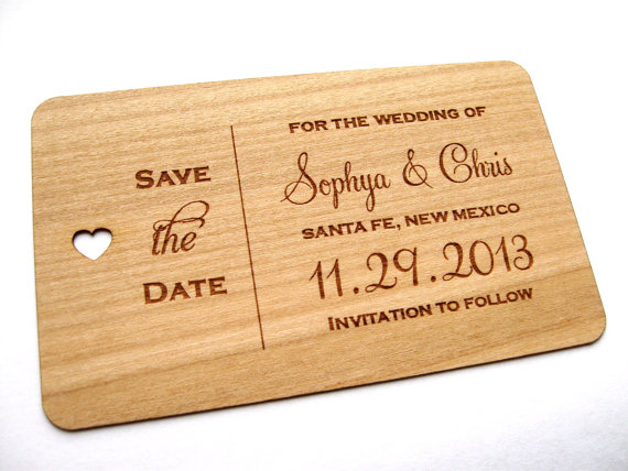 زفاف - Save the date wood card (100)  / Wooden Save the Date card / Rustic Save the Date , Wedding Save the Date- Wood Personalize