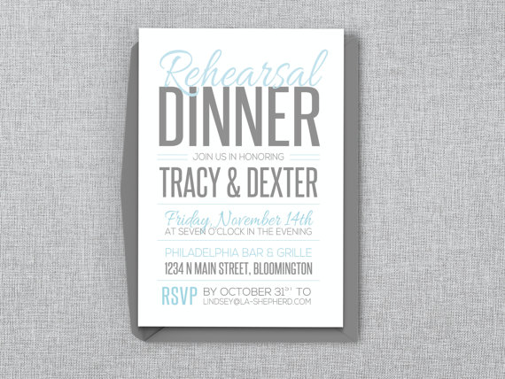 زفاف - Casual Rehearsal Dinner Invitation - DIY Editable MS Word Template - Instant Download