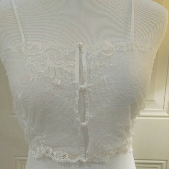 Wedding - Vintage lace bralette