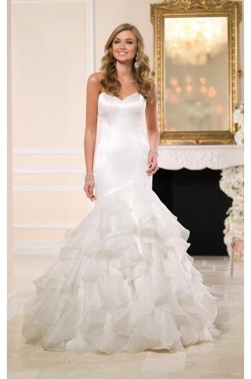 Hochzeit - Stella York SATIN WEDDING DRESS STYLE 6086