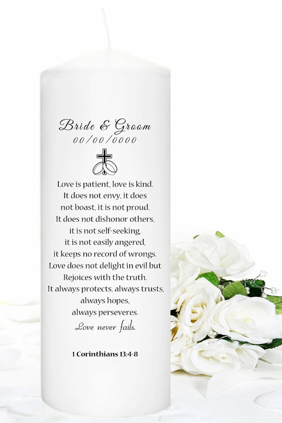 Wedding - Unity Candle  - Personalized for your wedding