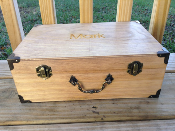 زفاف - Groomsmen Gift Engraved Box Personalized Engraved Wooden Gift Box Birthday Fathers Day