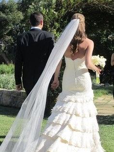 Mariage - Ivory long wedding veil white long wedding veil