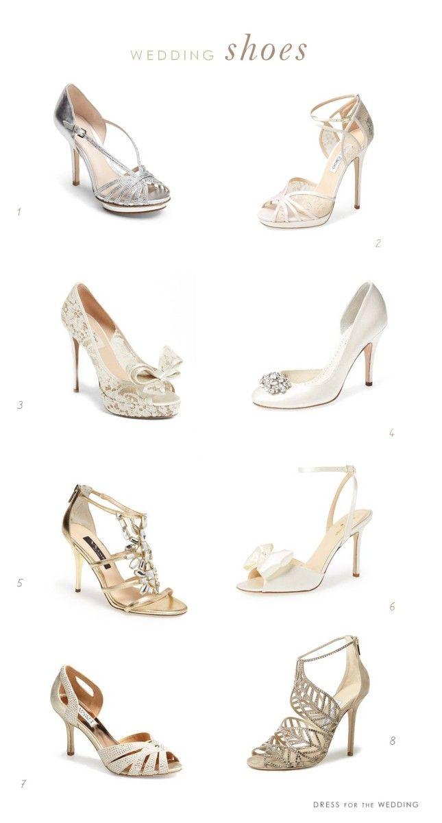 Hochzeit - 8 Of The Best Wedding Shoes For Brides