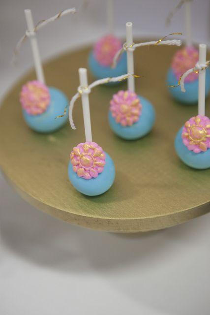 Mariage - Morrocan (Fushia Pink, Blue And Gold) Wedding Party Ideas