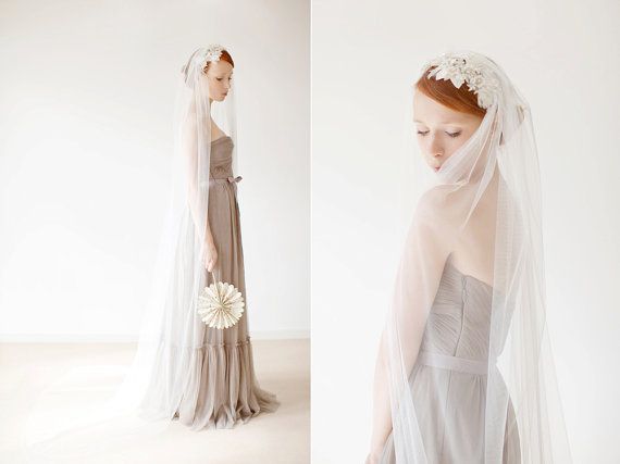 زفاف - Idyllic - Tule Bridal Veil 90" Length