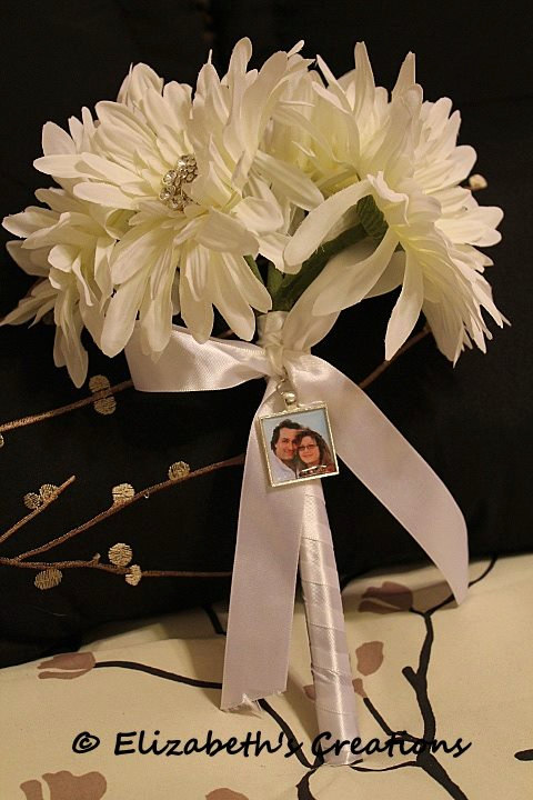 زفاف - Custom PHOTO Wedding Charm - Memory PHOTO Charm - Personalized Wedding Bouquet Photo Charm