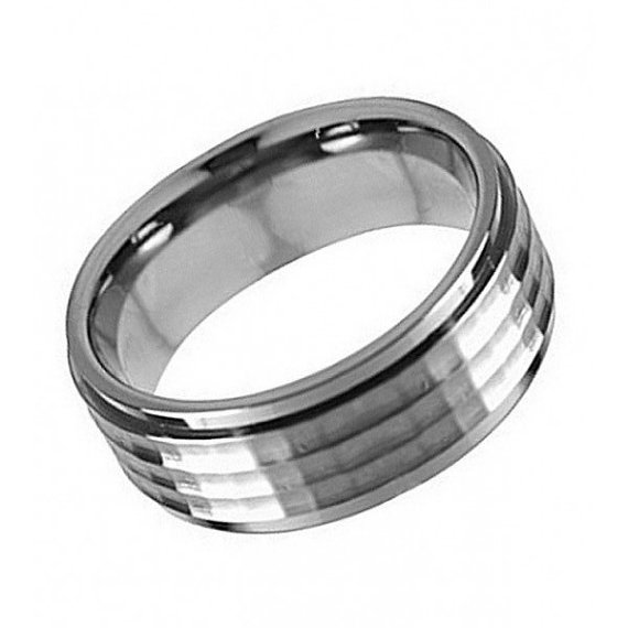 Hochzeit - Titanium Wedding Band, " FREE ENGRAVING " , Titanium engagement ring, Titanium Men's Ring, Ring For men, MMTI259