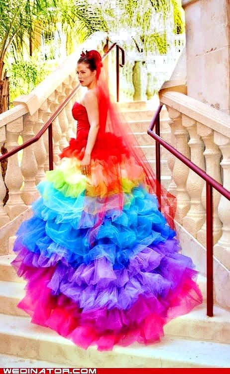 Mariage - Rainbow Themed Wedding Inspiration