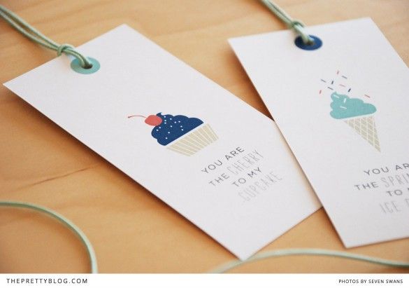 Hochzeit - You Are The Sweetest - Valentine's Tags