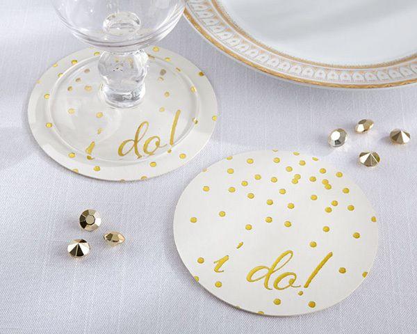 Свадьба - Paper I DO Wedding Coasters (Set Of 20)
