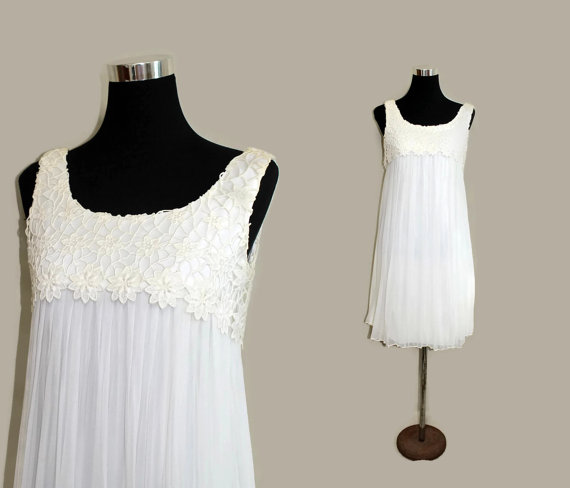 short white babydoll dress