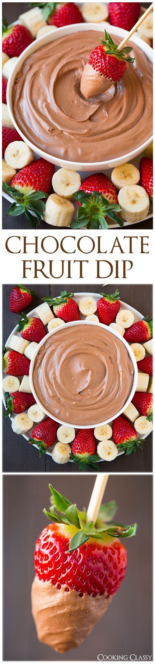 زفاف - Chocolate Fruit Dip