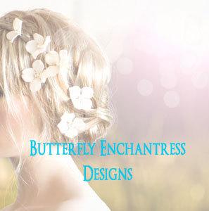 Свадьба - Wedding Hair Accessories, Hair Flowers, Bridal Hair Pins - 6 Ivory Hydrangea - Rhinestone Centers
