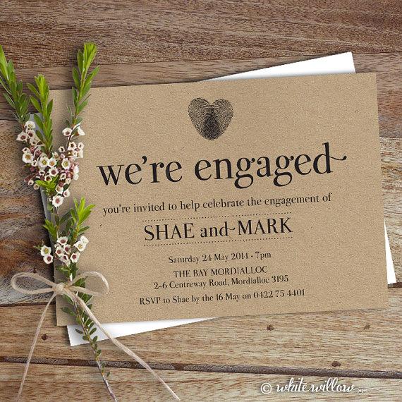 Engagement Party Invitation Engagement Party Invite Engagement Dinner 