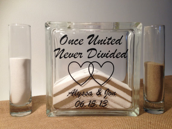 Mariage - Unity Sand Wedding Ceremony Set, Personalized, Beach Wedding Decor