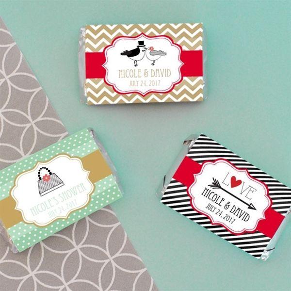 Mariage - Personalized Theme Mini Candy Bar Wrapper