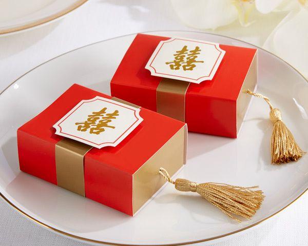 Wedding - Oriental Theme Wedding Favor Box (Set Of 24)