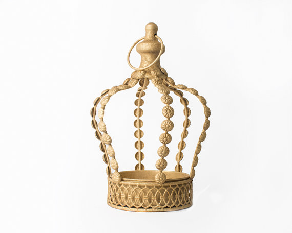 Свадьба - Crown Cake Topper, Gold Crown, Wedding cake topper, Santos Star Crown