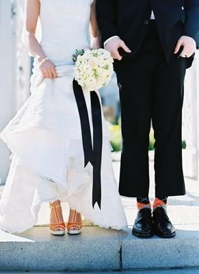 Wedding - {A Spooky Soiree}: A Palette Of Orange, Black   White!
