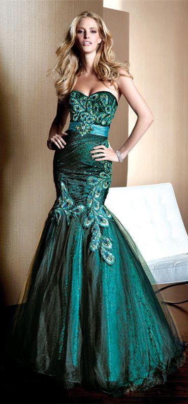 Mariage - Gowns....Tempting Teals