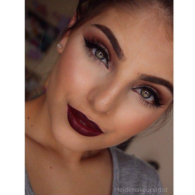 زفاف - Bold Makeup: Red Lips And Cat Eyes