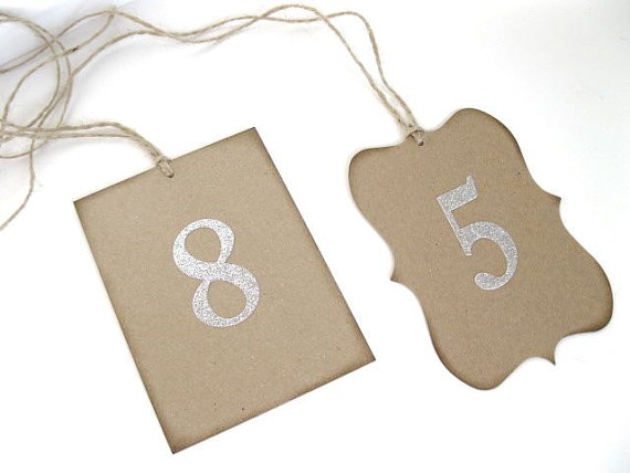 Mariage - Wedding Table Numbers - 1 - 20 - pick letter color and card shape- wedding ceremony, wedding decor, rustic wedding, woodland wedding, autumn