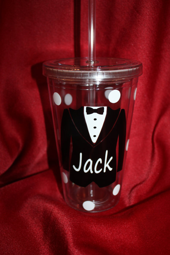 Свадьба - Ring Bearer tumbler. Personalized Cup for the Ring Bearer. Ring Bearer Gift. Wedding Party Gift