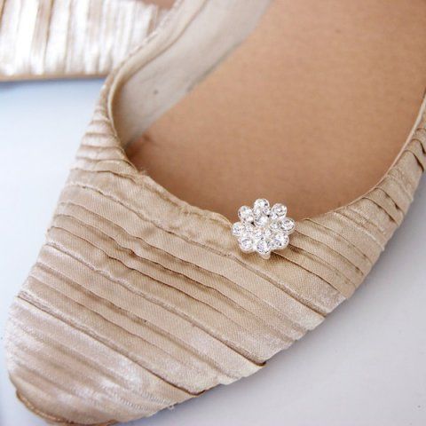 Свадьба - Daisy Shoe Clips